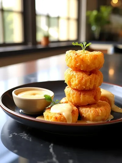 Air Fried Babybel Cheese - ready to serve