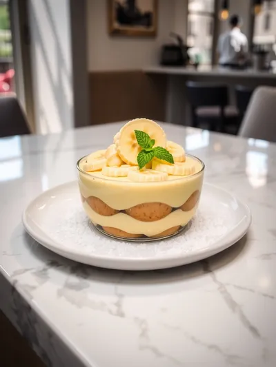 Banana Pudding – Creamy Classic Dessert - ready to serve