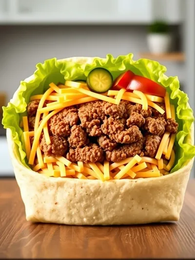 Big Mac Wraps – Quick & Tasty Lunch - ingredients preparation
