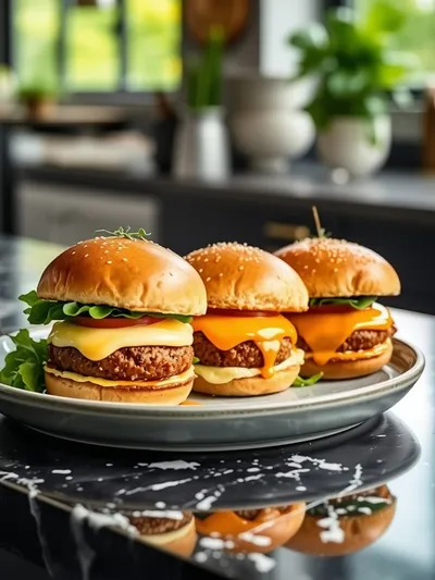 Easy Breakfast Sliders - ready to serve