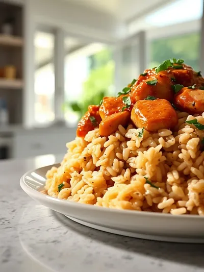Caribbean Chicken and Rice – One-Pan Wonder