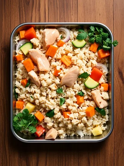 Caribbean Chicken and Rice – One-Pan Wonder - ingredients preparation