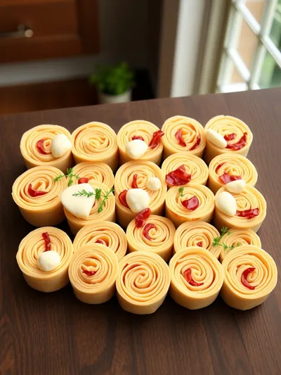 Cheddar Turkey Bacon Ranch Pinwheels - ingredients preparation