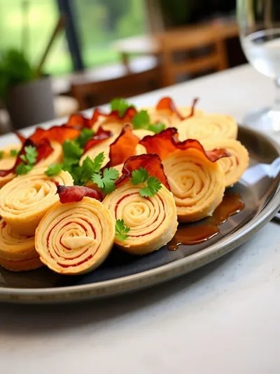 Cheddar Turkey Bacon Ranch Pinwheels - ready to serve