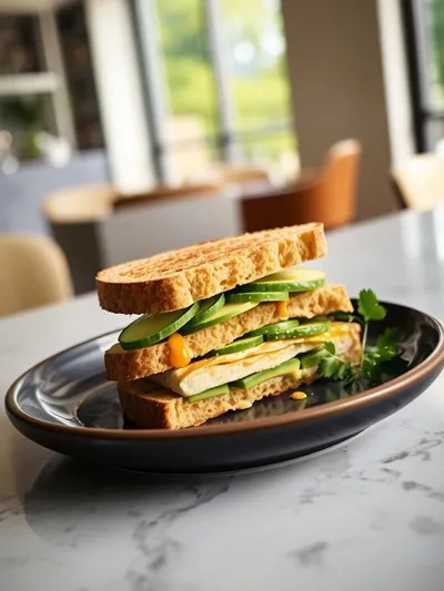 Chicken Avocado Melt Sandwich - ready to serve