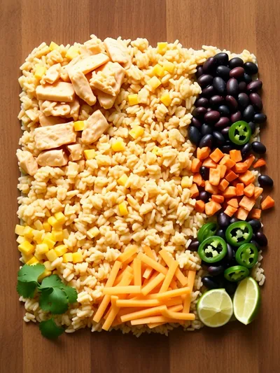 Chicken Enchilada Rice Casserole – Ready in 35 Minutes - ingredients preparation