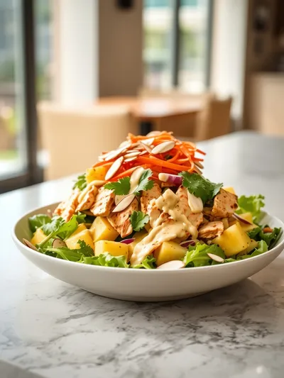 Hawaiian Chicken Salad – Tropical Twist - ready to serve
