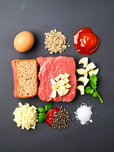 The Best Meatloaf You'll Ever Make - ingredients preparation