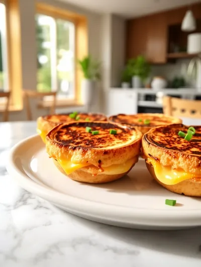 Mini Grilled Cheese Bites Recipe - ready to serve
