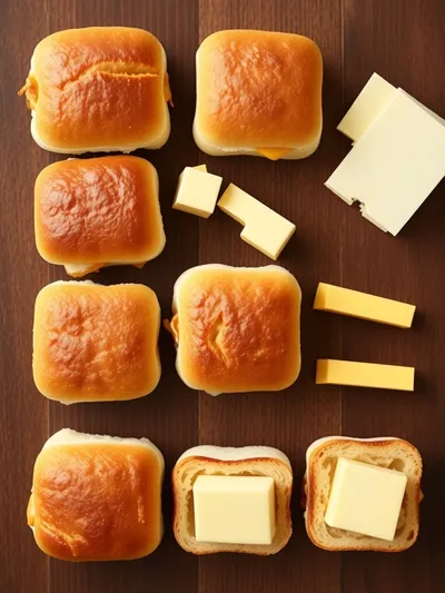 Mini Grilled Cheese Hawaiian Rolls – Easy Snack Recipe - ingredients preparation