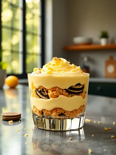 No-Bake Golden Oreo Lemon Dessert