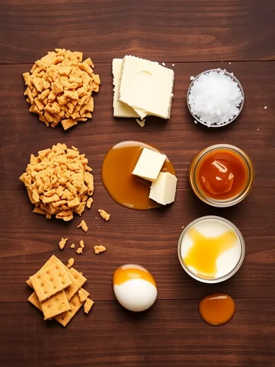 One Pot Salted Caramel Cheesecake - ingredients preparation