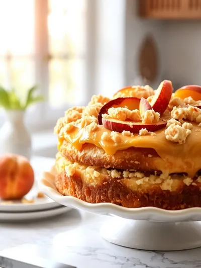 Peach Dump Cake