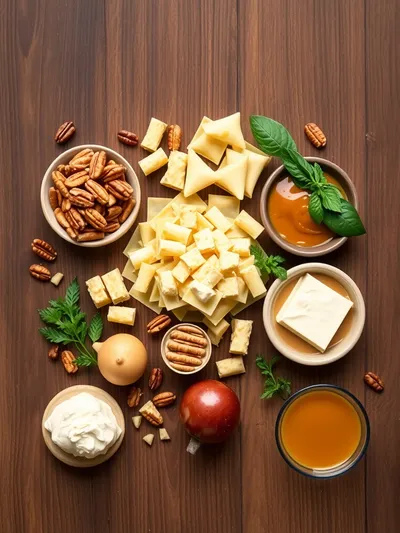Pecan Pie Lasagna - ingredients preparation