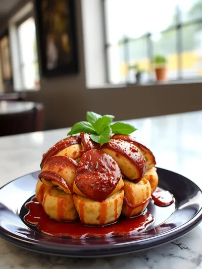 Pull-Apart Beef Pepperoni Pizza Monkey Bread - ready to serve