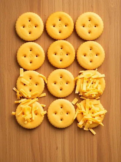 Ritz Crackers Cheddar Party Snacks - ingredients preparation
