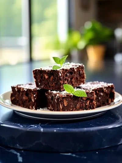 Samoa Box Mix Brownies Recipe - cooking process