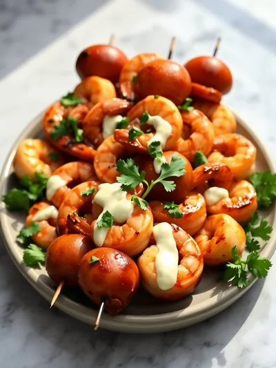 Sausage Shrimp Kabobs – Easy Grilled Skewers - ready to serve