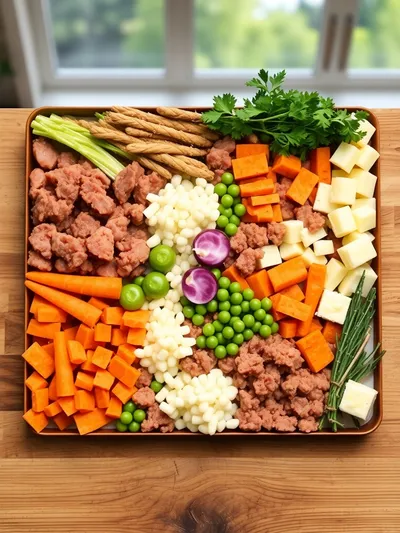 Quick & Easy Shepherd's Pie - ingredients preparation