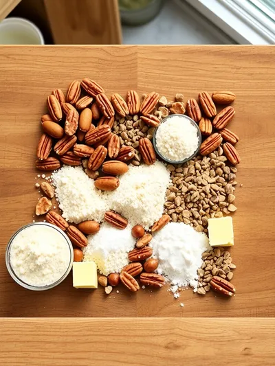 Sweet Alabama Pecanbread - ingredients preparation