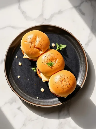 Turkey Egg & Cheese Breakfast Sliders - ready to serve